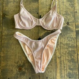 Triangl Pink Sparkle Bikini